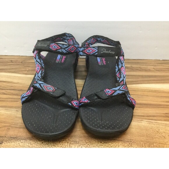 Skechers Sport Sandals~Adjustable~Arch Support~Shock Absorbing~Reggae~Womens 9 - Picture 3 of 4